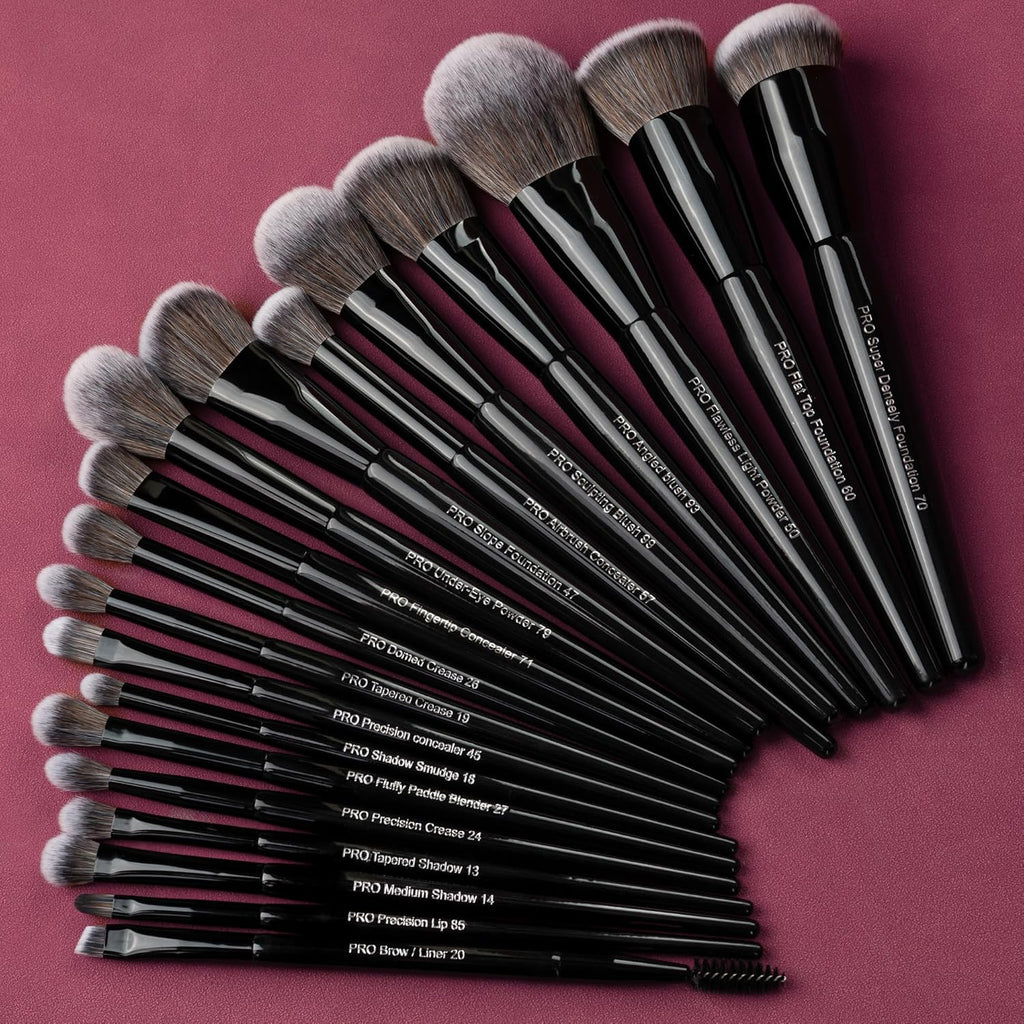 Bueart Design Juego de 19 Brochas de Maquillaje de Grado Profesiona...