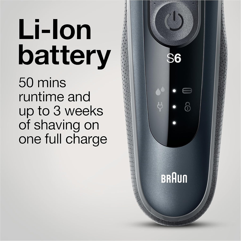 Braun Serie 6 6046cs Afeitadora eléctrica para hombre, para uso en...
