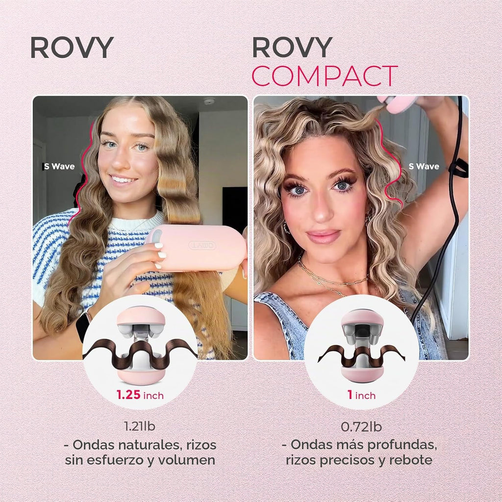 TYMO ROVY - Rizador de pelo iónico con 3 barriles de cerámica para...