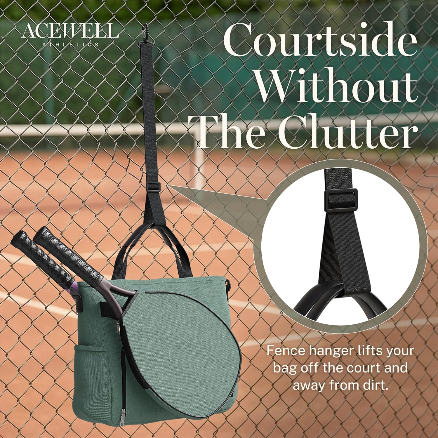 Acewell Athletics Bolsas de tenis para mujeres y hombres \u2013 Ele...