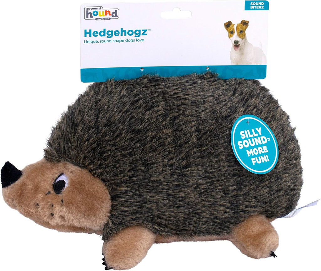 Outward Hound - Juguete de peluche Hedgehogz para perro, tamaño L