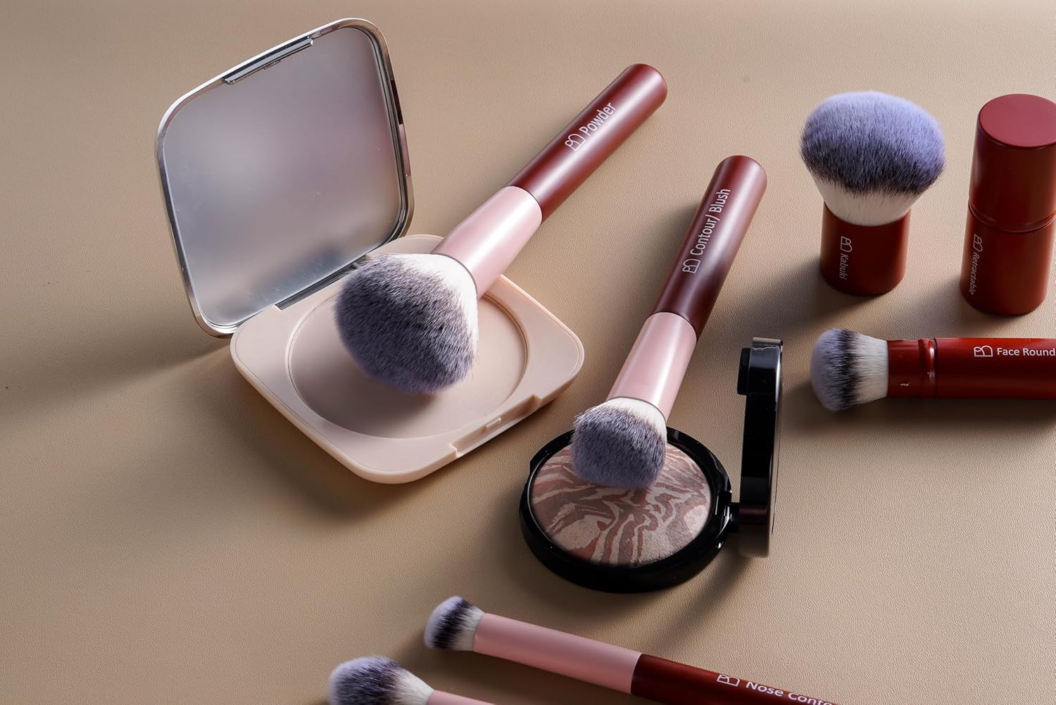 BS-MALL Kit de brochas de maquillaje \u2013 Herramientas de maquill...