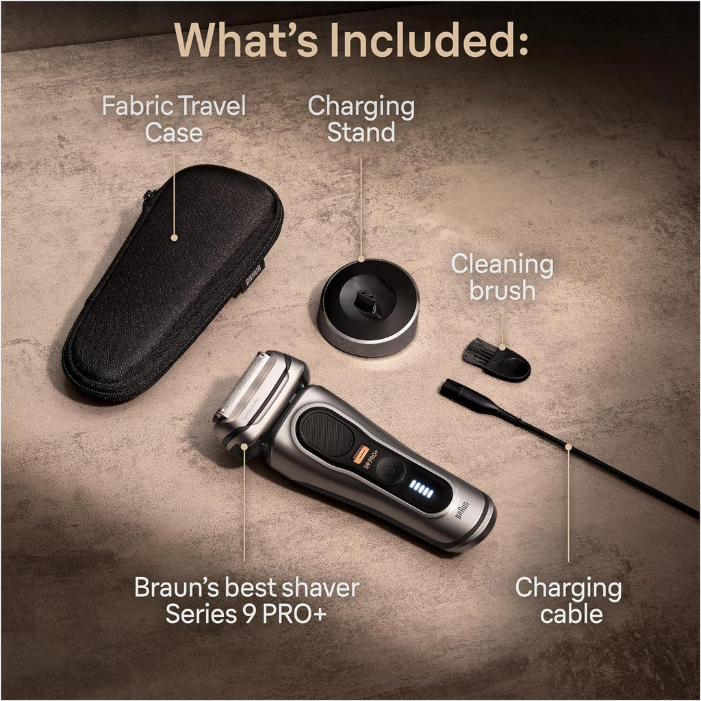 Braun Series 9 9517s PRO+ Afeitadora eléctrica para hombres, 5 elem...