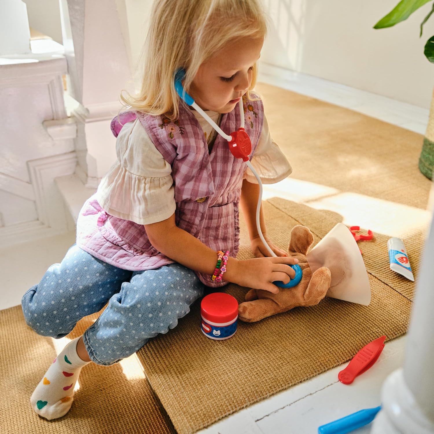 Melissa &amp; Doug Examine &amp; Treat Pet Vet Play Set \u2013 Jueg...