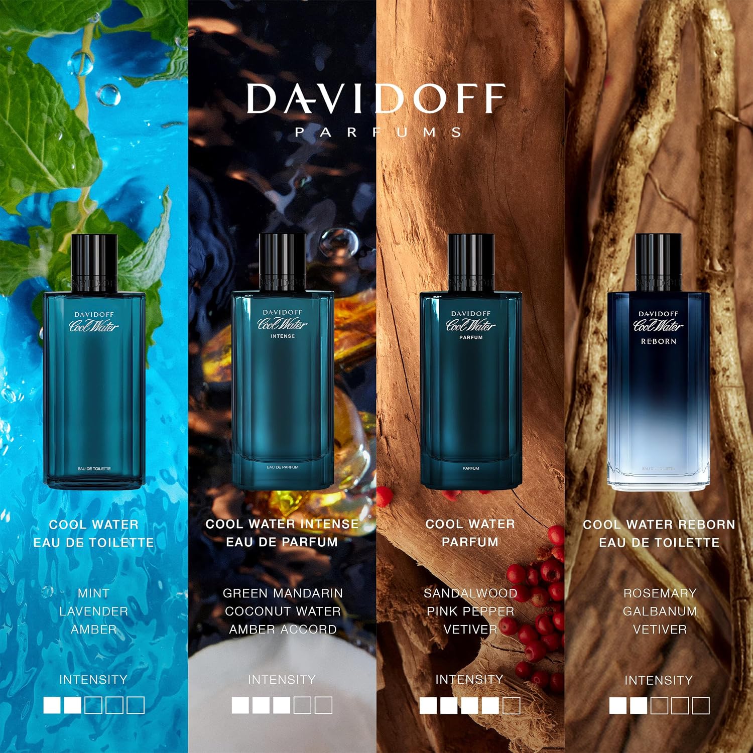 Davidoff Cool Water Eau de Toilette \u2013 Colonia aromática para h...