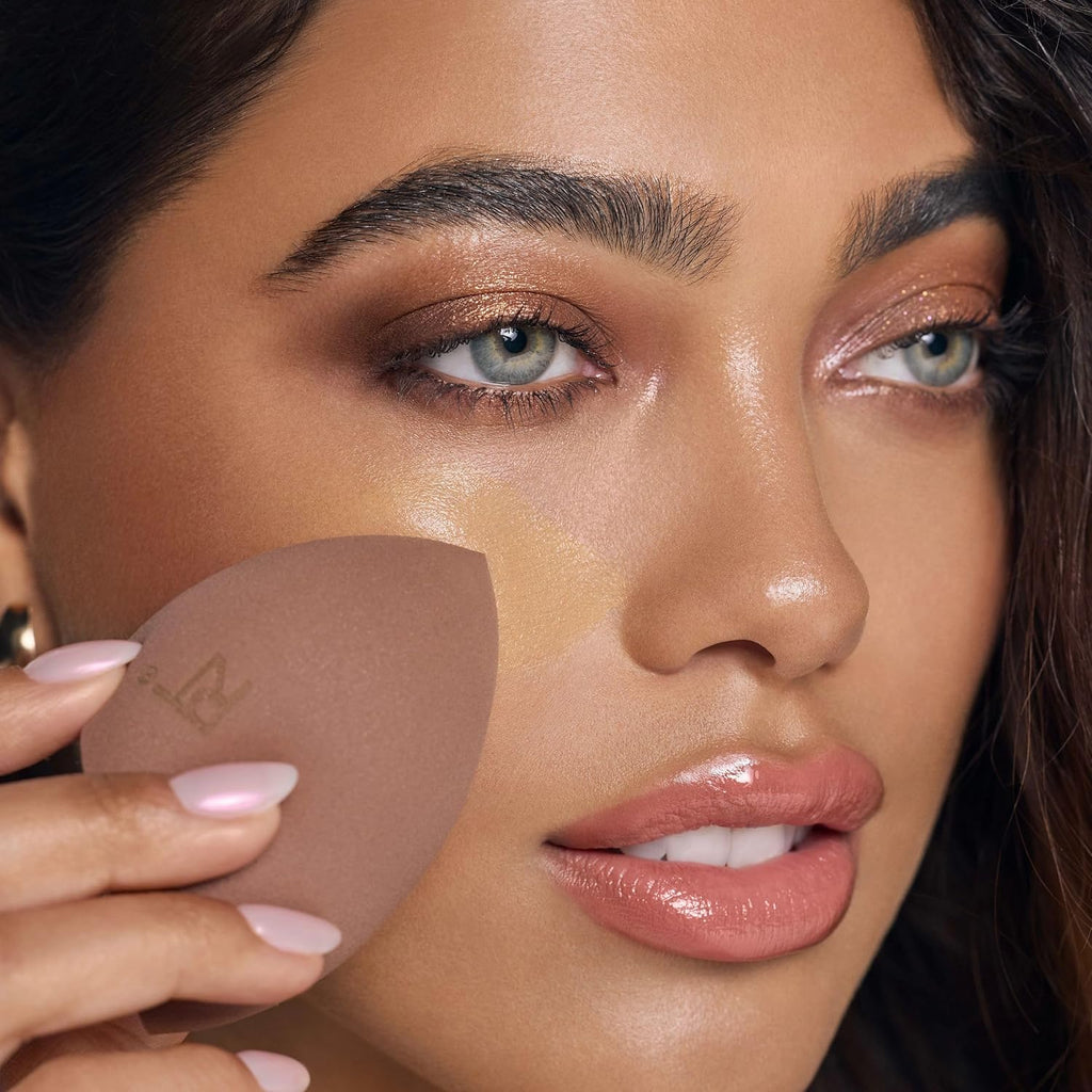 Real Techniques New Nudes Bare Finish Sponge Duo, esponjas de belle...