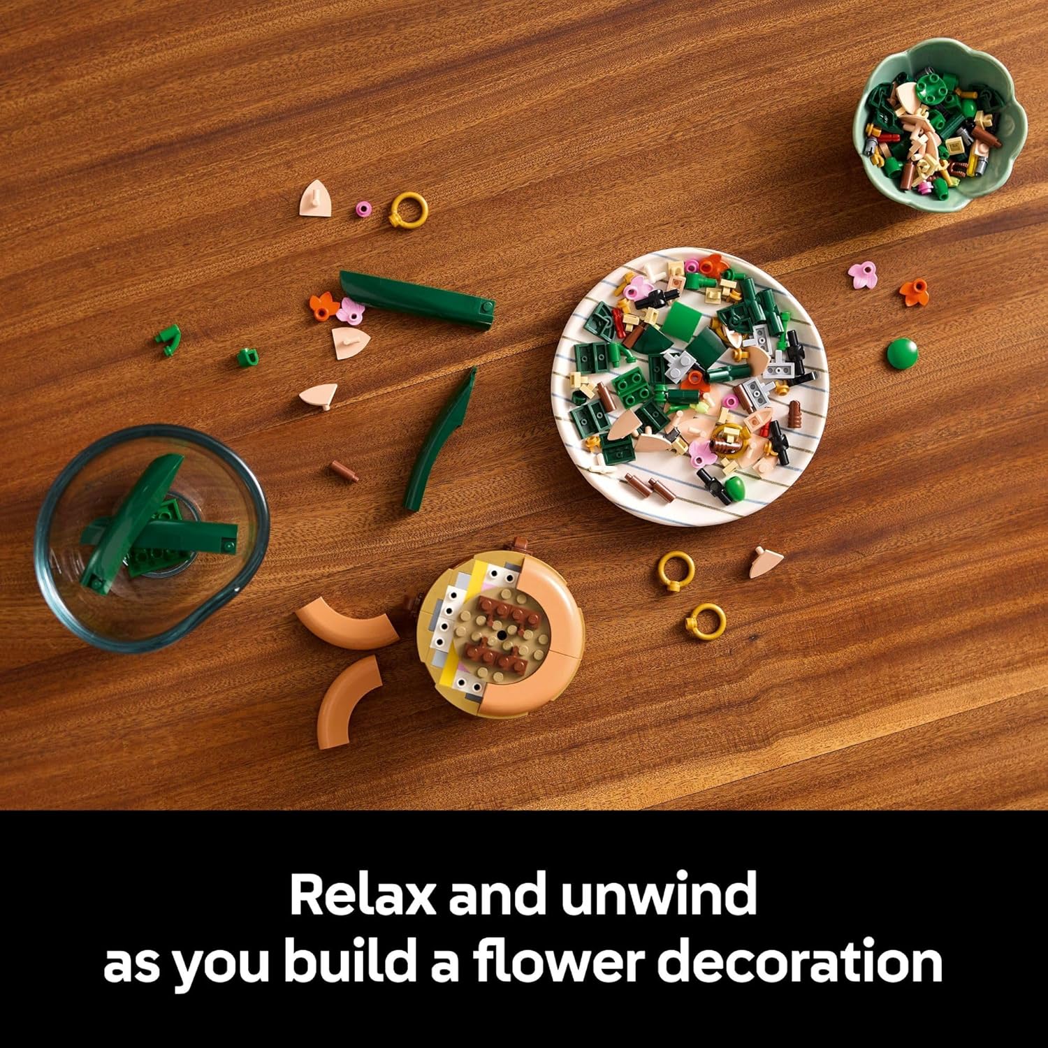 LEGO Botanicals - Set de Construcción Mini Orquídea - Artificial, O...
