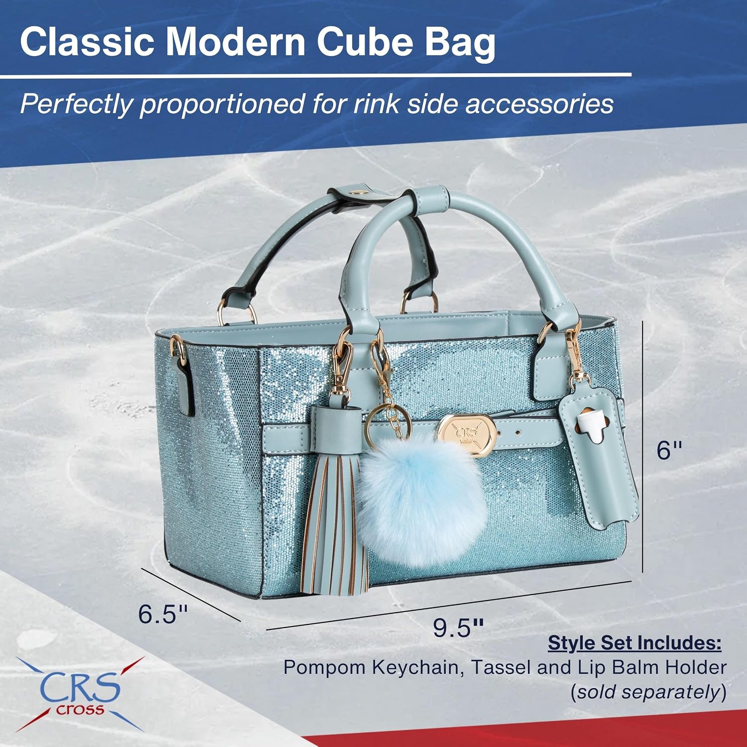 CRS Cross Rink Side Tote Ice Skating Accessory Bag for Skate Essent...