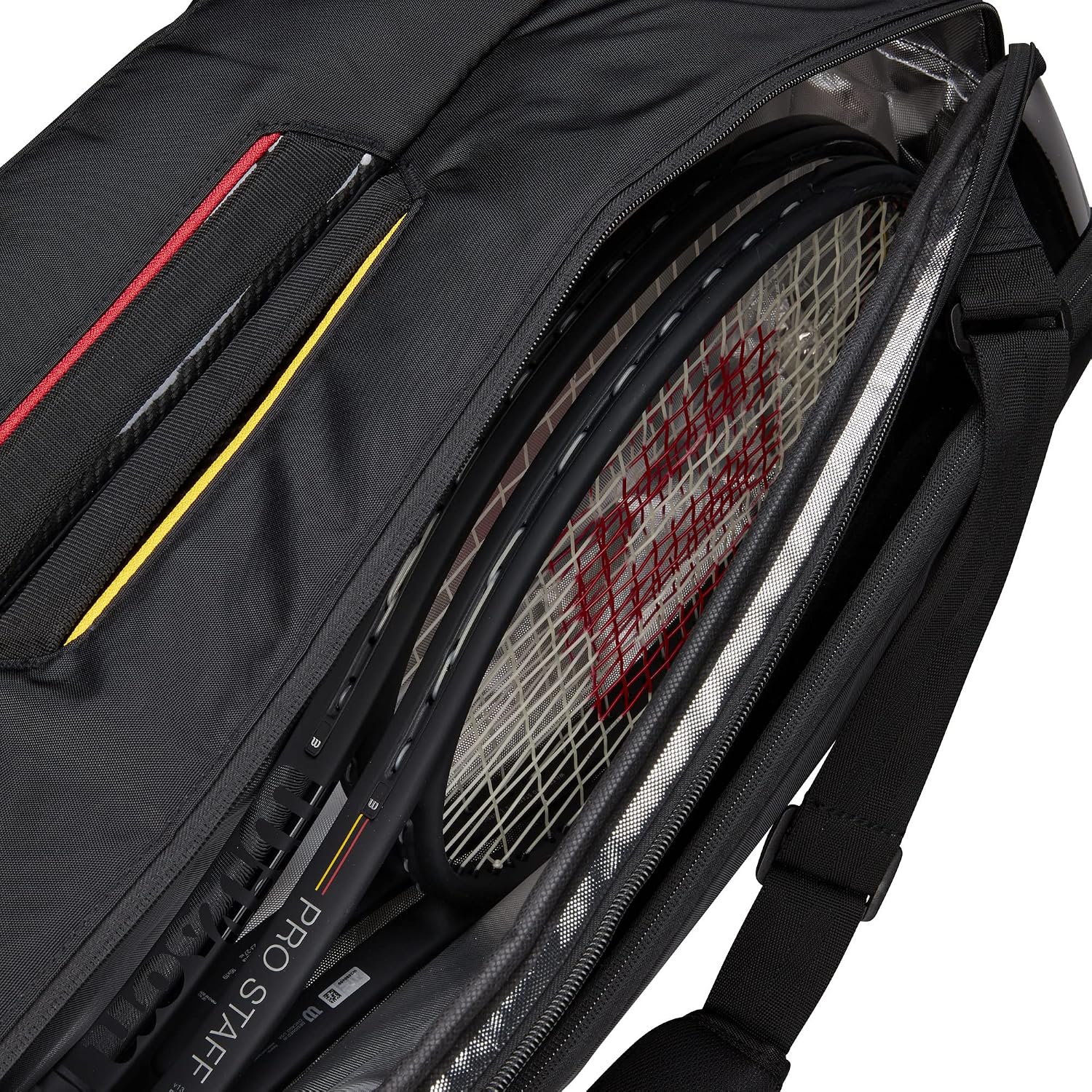 WILSON Bolsa de tenis para adultos, Negro -, Personal de Super Tour...