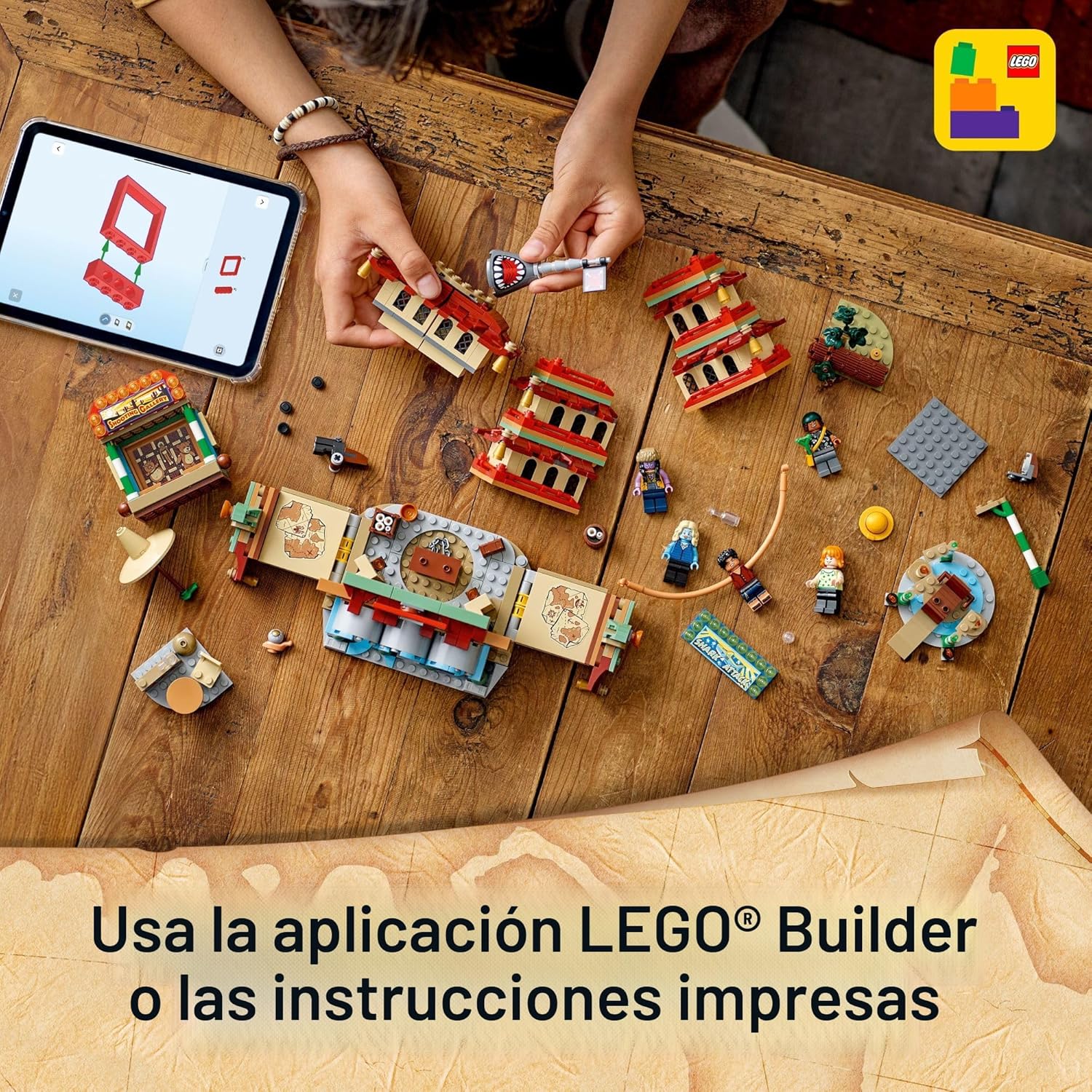 LEGO UN PEZZO Batalla en el Parque Arlong Bloques de Construcción -...