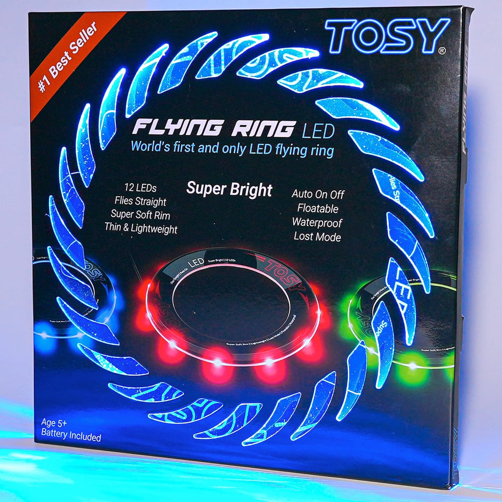TOSY Flying Ring - 36 RGB Multicolor or 12 Monocolor LEDs, Super Br...