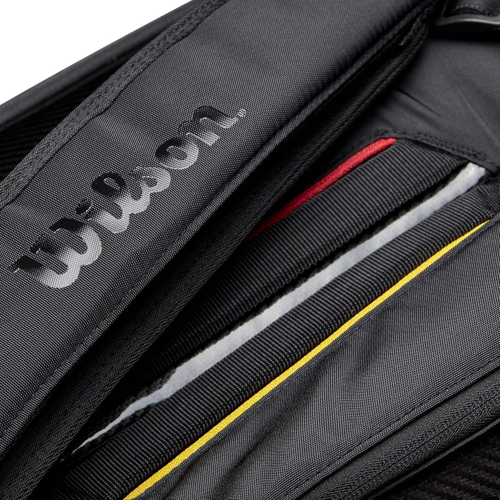 WILSON Bolsa de tenis para adultos, Negro -, Personal de Super Tour...