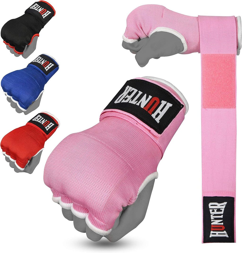 HUNTER - Guantes interiores acolchados con gel y vendas de mano par...