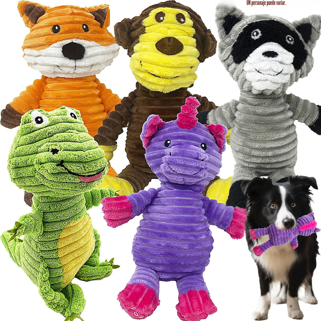 Jalousie Paquete surtido de juguetes de peluche para cachorros y ma...
