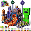 Laoren Bloques de construcción magnéticos, juguetes STEM cubos magn...