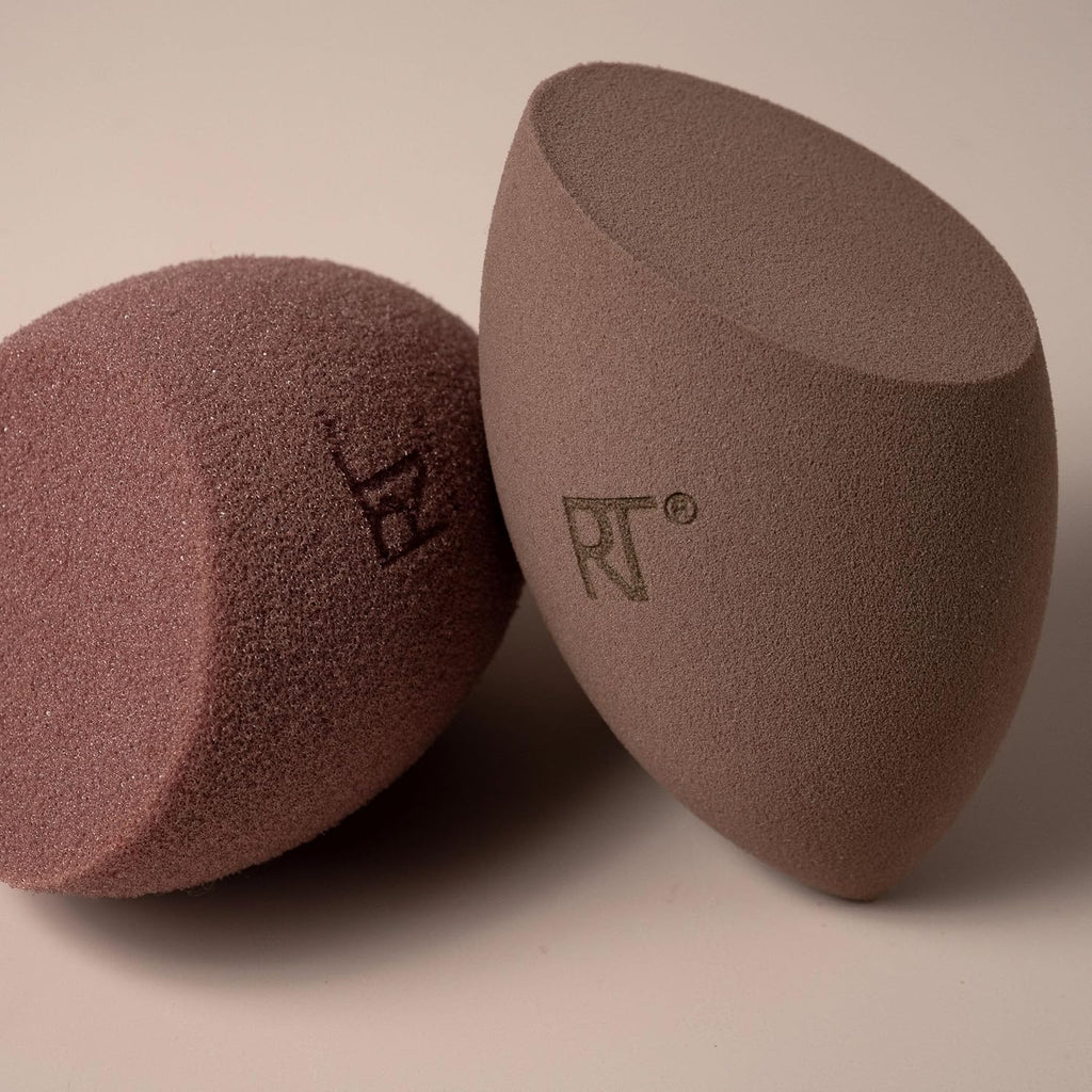 Real Techniques New Nudes Bare Finish Sponge Duo, esponjas de belle...