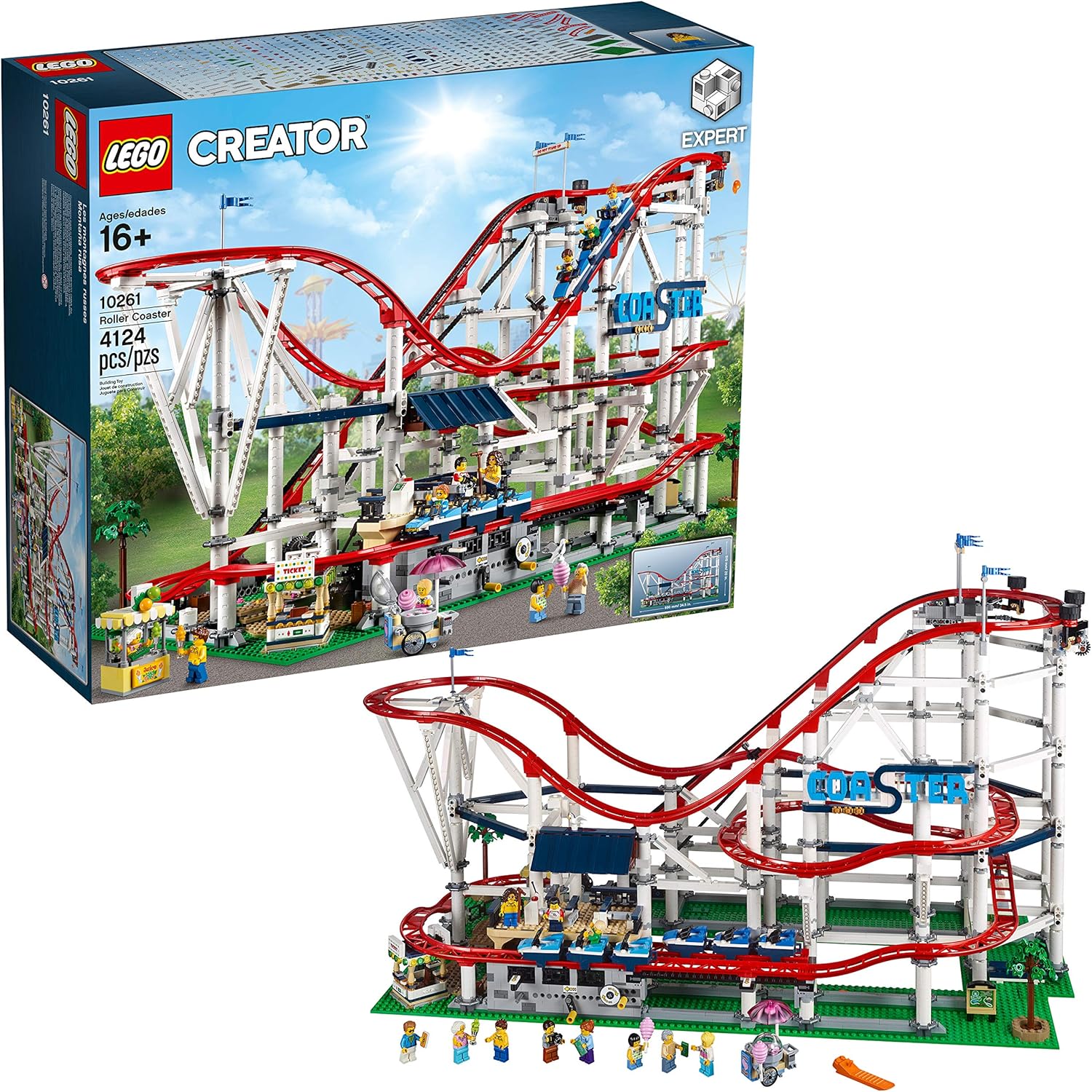 LEGO Creator Expert 10261 - Montaña rusa de construcción, 2019 (412...