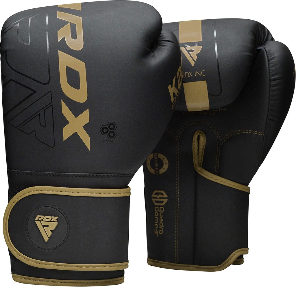 RDX Guantes de boxeo, entrenamiento profesional de sparring, cuero...