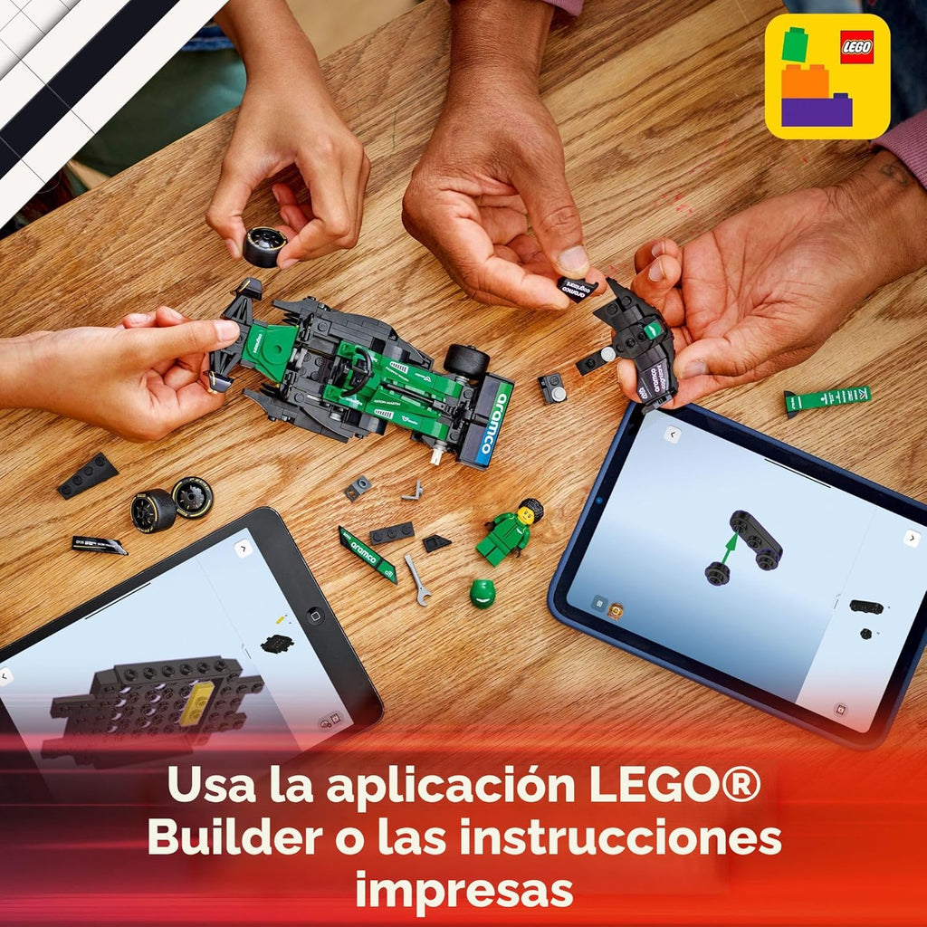 LEGO Speed Champions Aston Martin Aramco F1 AMR24 - Juego de constr...