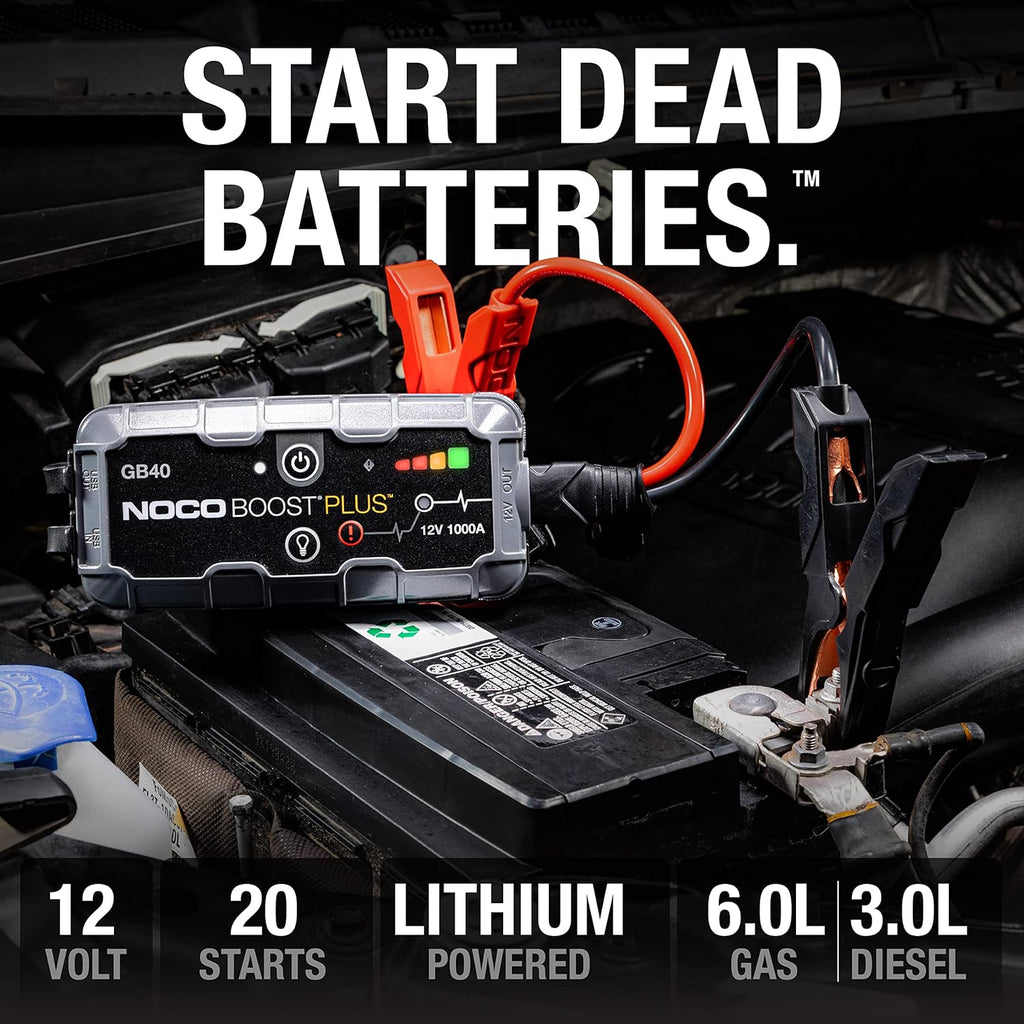 NOCO Boost GB40: Arrancador de 1000A Ultraseguro \u2013 Paquete de...