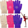 Jiuguva 3 Pares de Guantes para Patinaje sobre Hielo Accesorios de...