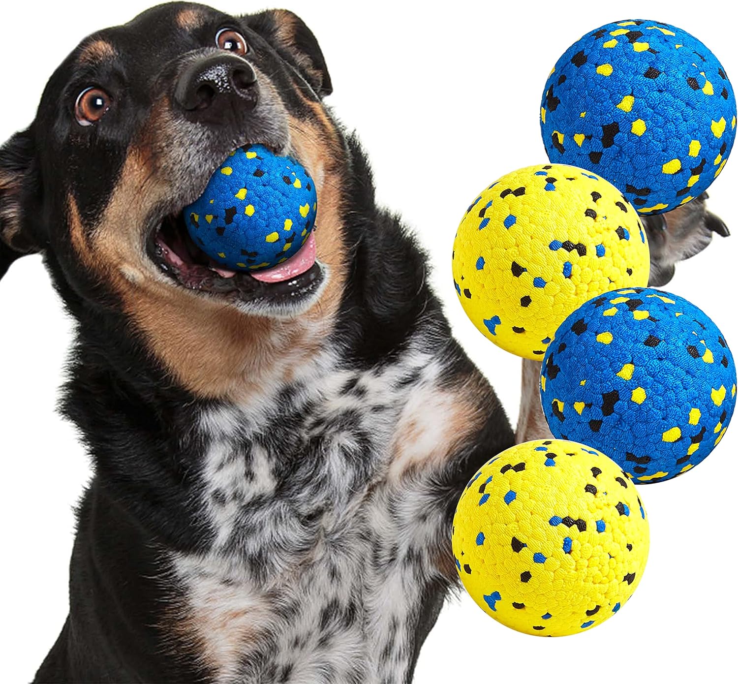 Kimee Pelotas de Tenis para Perros Juguetes para Perros para Mastic...