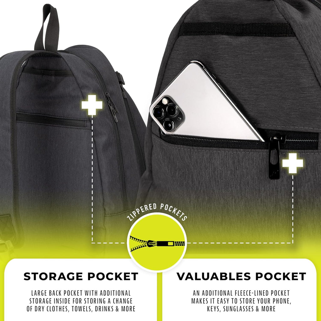 Franklin Sports Padel Bag - Mochila Sling Bag Padel Hombre + Mujer...