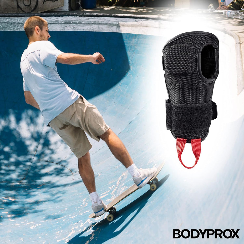 BODYPROX Protectores de muñeca por impacto (1 par) para snowboard,...