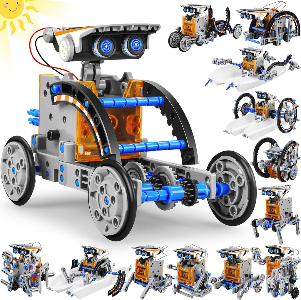 Bottleboom STEM 13-en-1 Juguetes de Robots de Energía Solar para Ed...