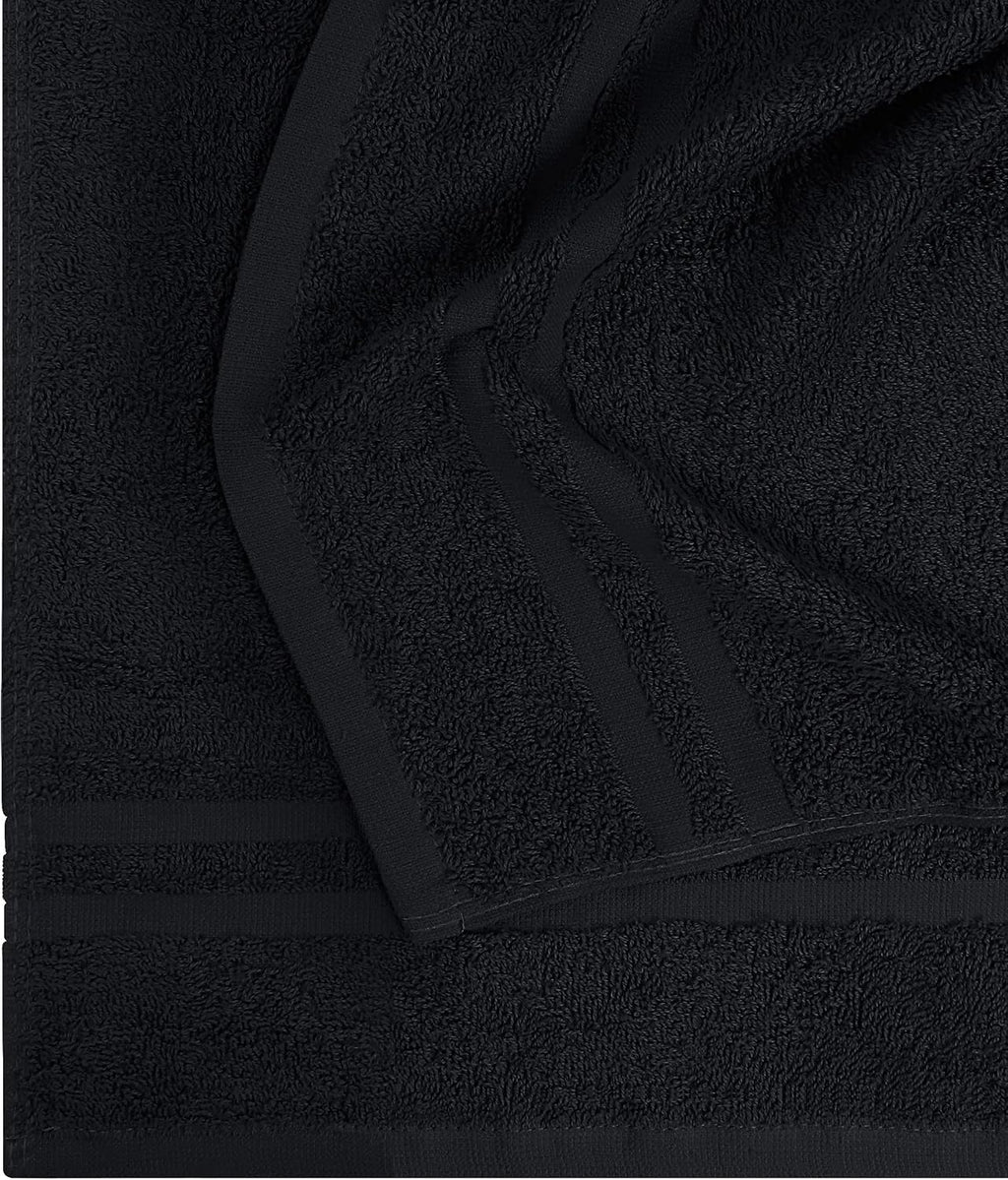 Toallas de salón a prueba de lejía 16, Madera, Negro, 24 unidades