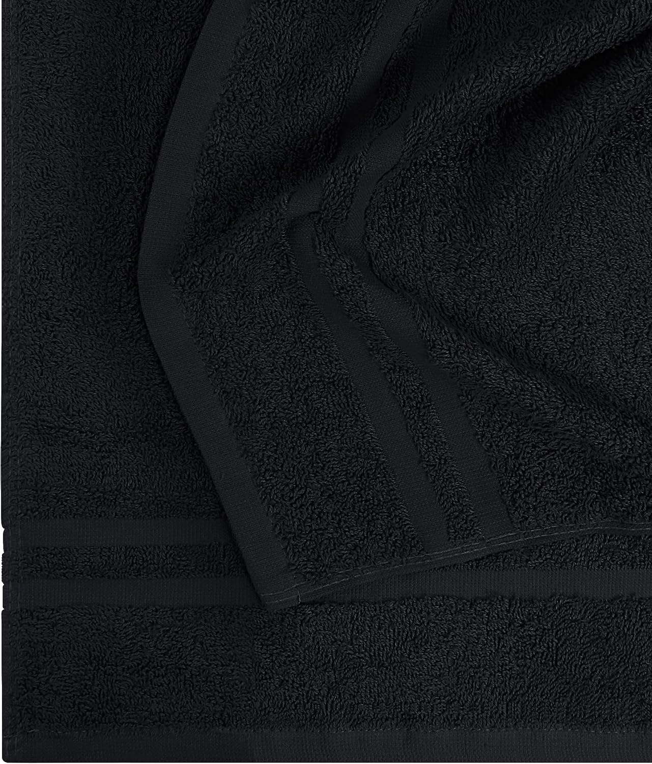 Toallas de salón a prueba de lejía 16, Madera, Negro, 24 unidades