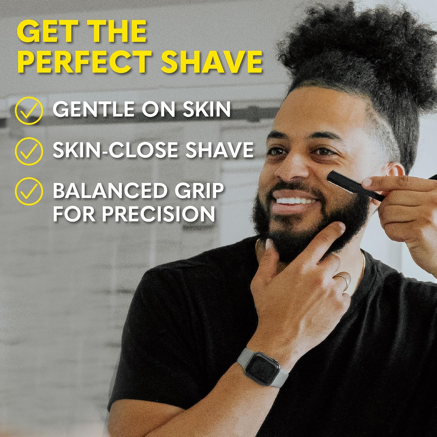 The Beard Club Navaja recta para hombres - Navajas para barbero - K...