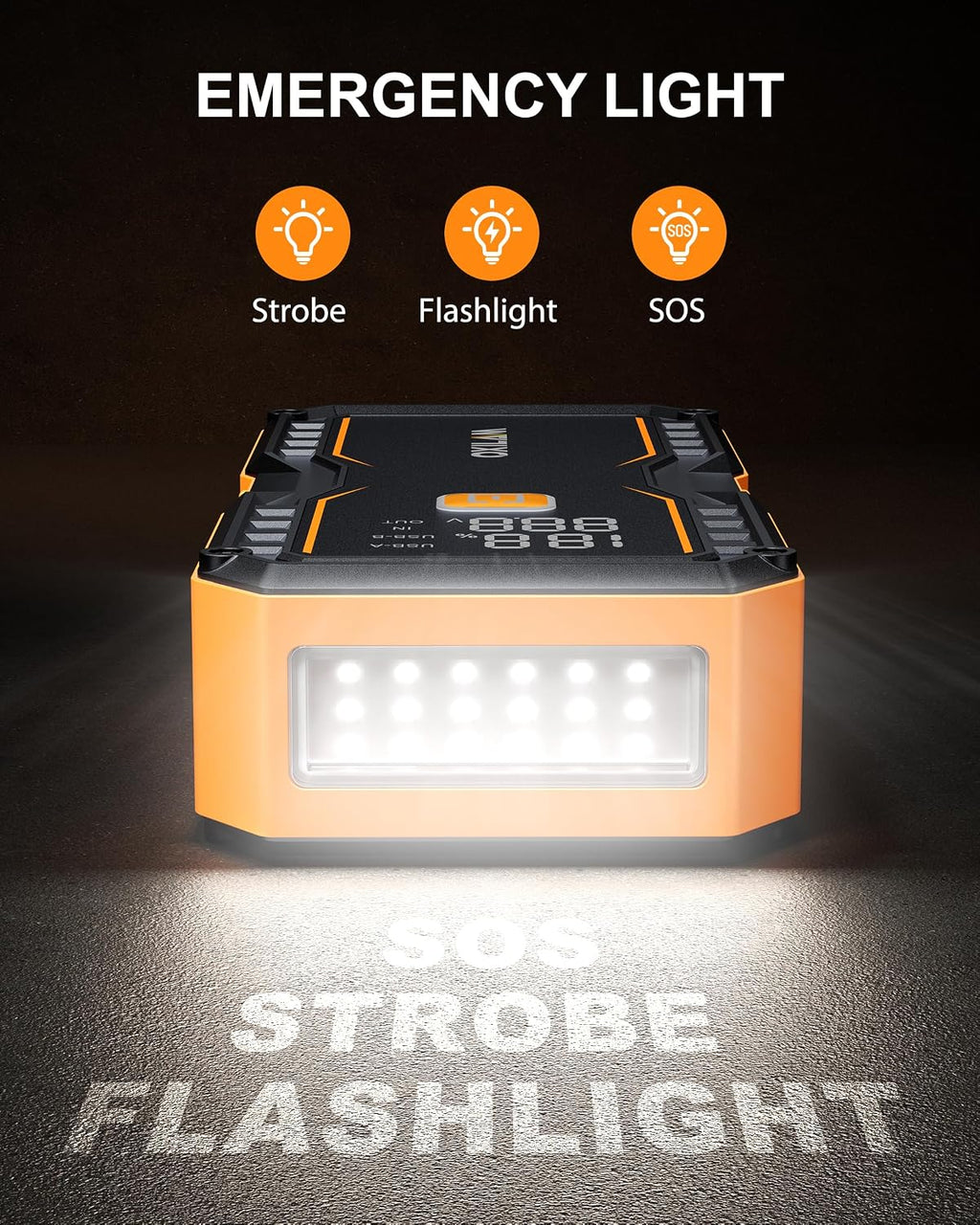 OXILAM Arrancador 24000mAh para todos los motores de gasolina y dié...