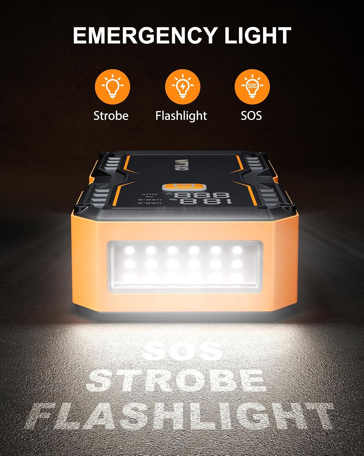 OXILAM Arrancador 24000mAh para todos los motores de gasolina y dié...