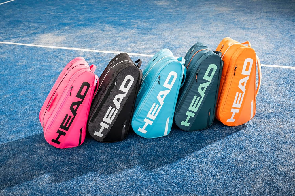 HEAD Tour Padel Bag - Diseño reflectante moderno, almacenamiento de...