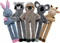 BUYPOW Juguetes para perros grandes sin relleno, paquete de 5 anima...