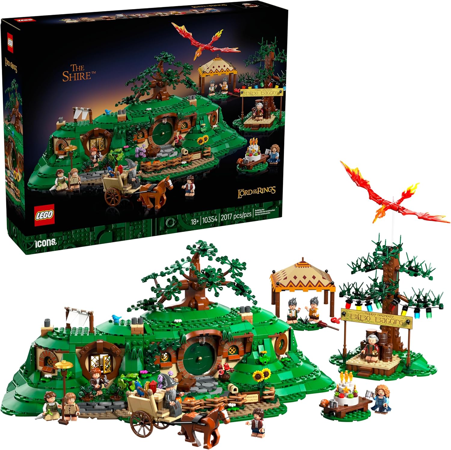 LEGO Icons El Señor de los Anillos: El Conjunto de Construcción de...
