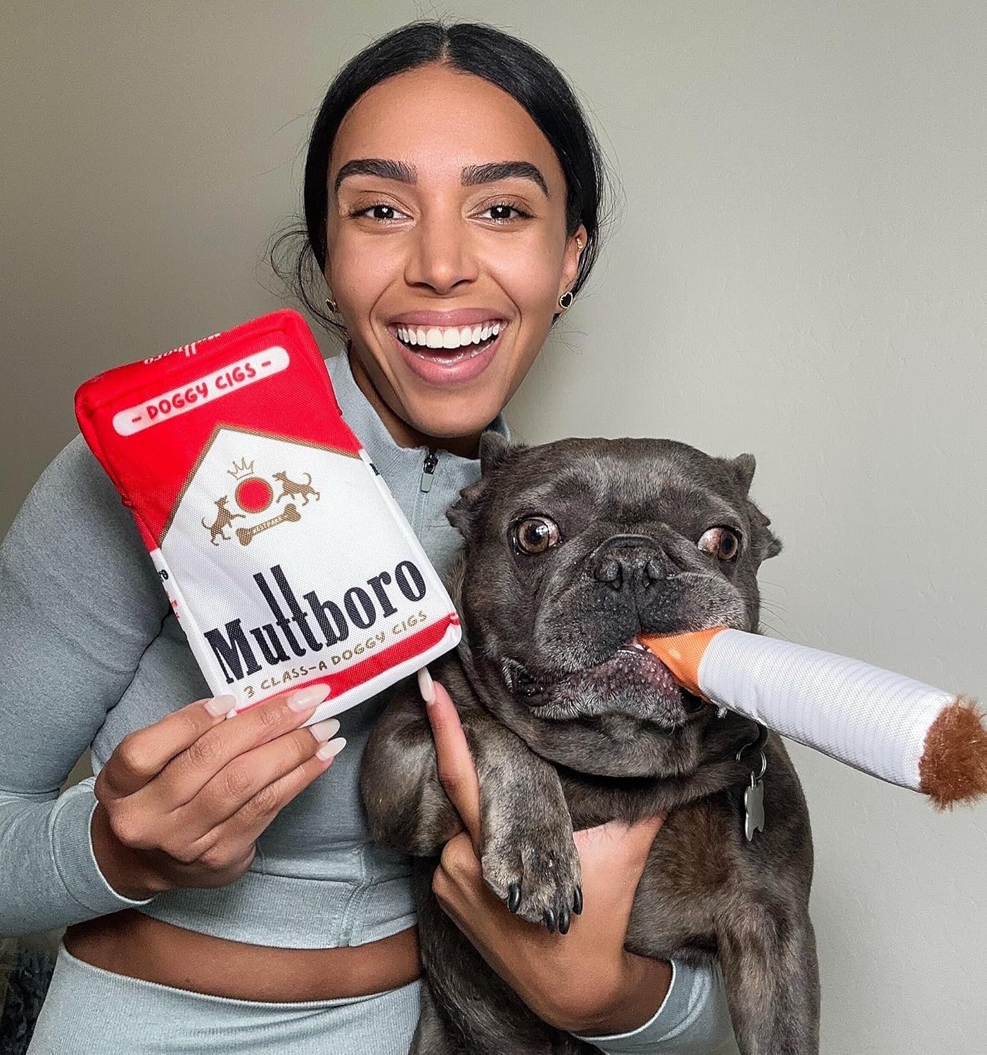 Nestpark Muttboro Doggy Cigs - Juguetes divertidos para perros \u20...
