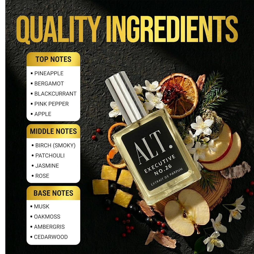 ALT. Fragrances Executive nro. 26 Extrait de Parfum para hombres, 3...