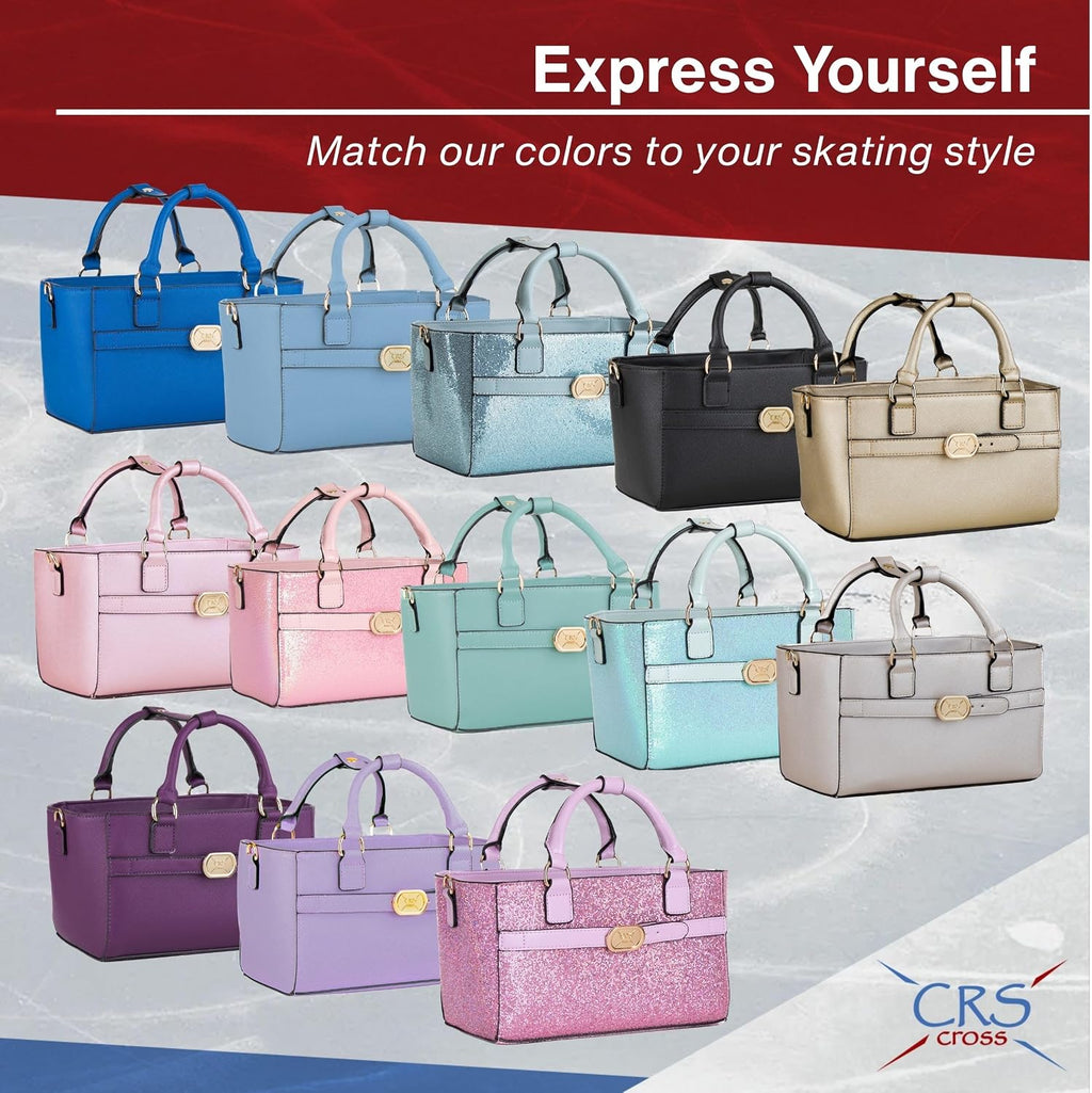 CRS Cross Rink Side Tote Ice Skating Accessory Bag for Skate Essent...