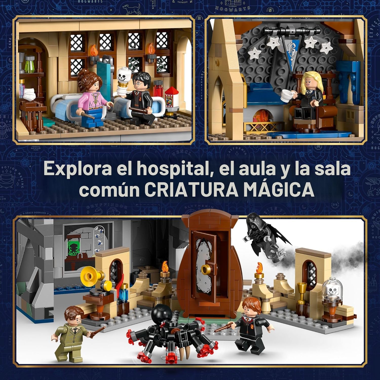 LEGO Harry Potter Hogwarts Castle: juguete de construcción de alas...