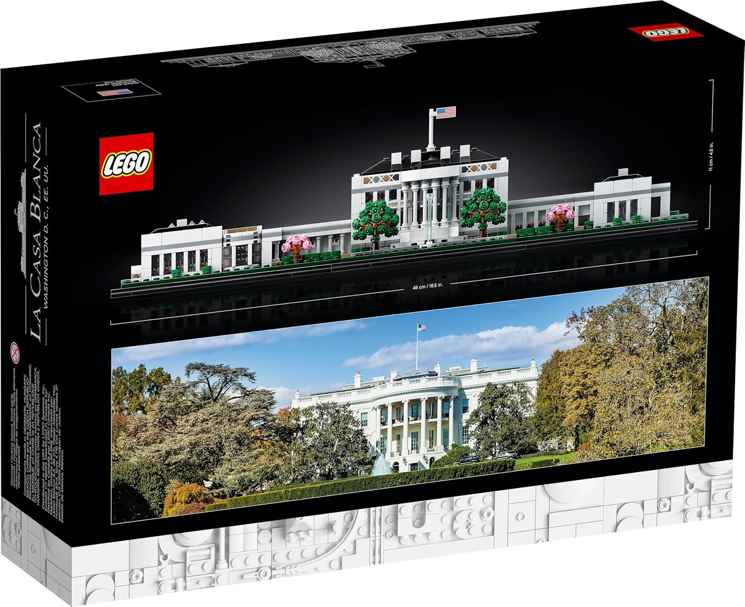 LEGO Colección de arquitectura: The White House 21054 - Kit de cons...