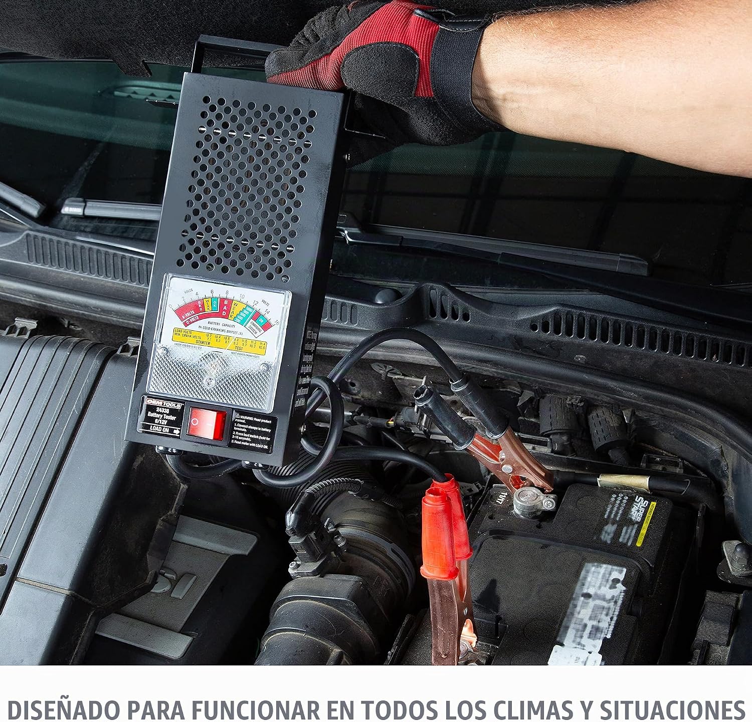 OEMTOOLS 24338 Probador de Carga de Batería, Probador de Batería 12...