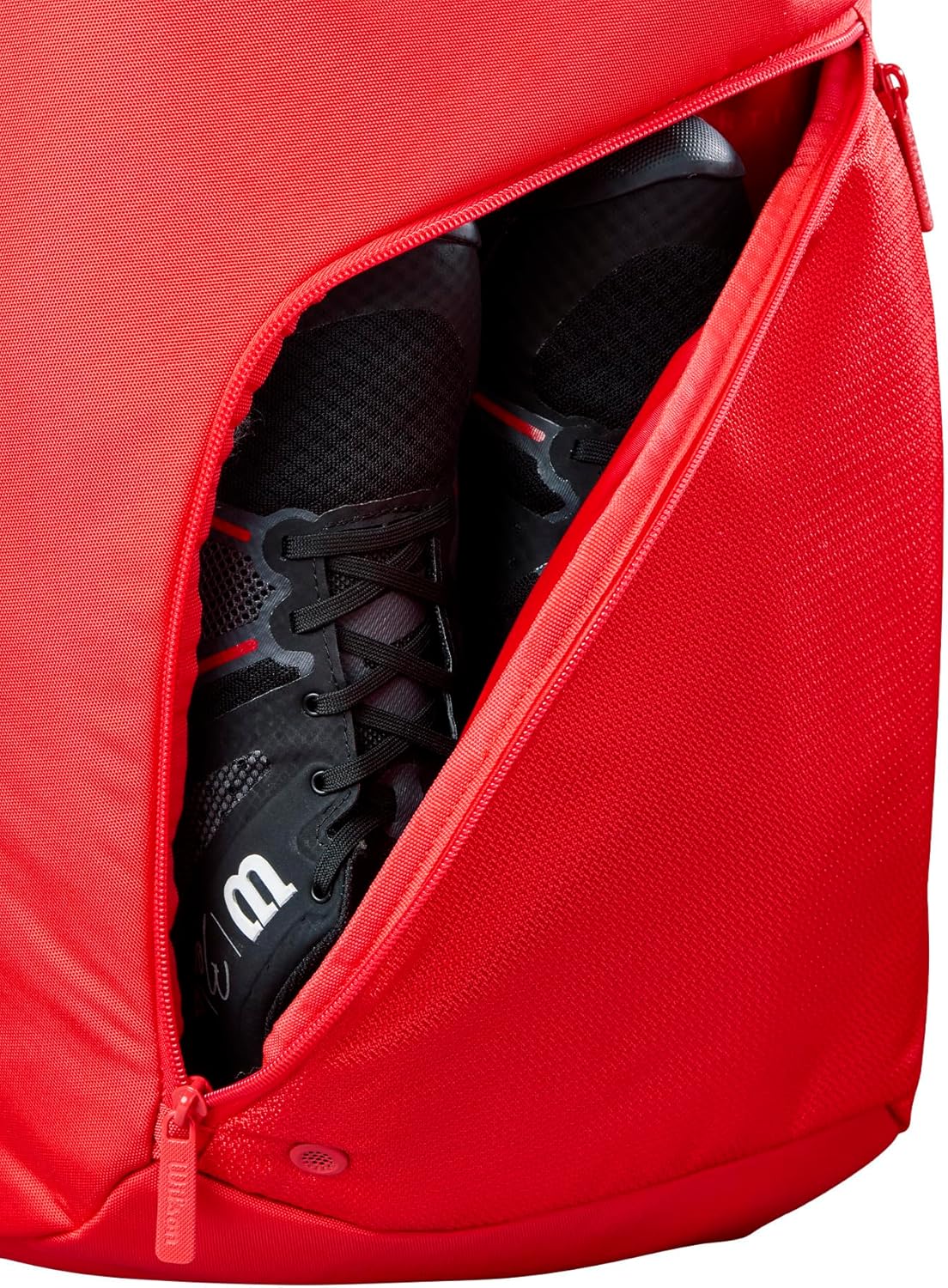 WILSON Tour Padel Mochila - Capacidad para 1 pala de pádel, rojo\/b...