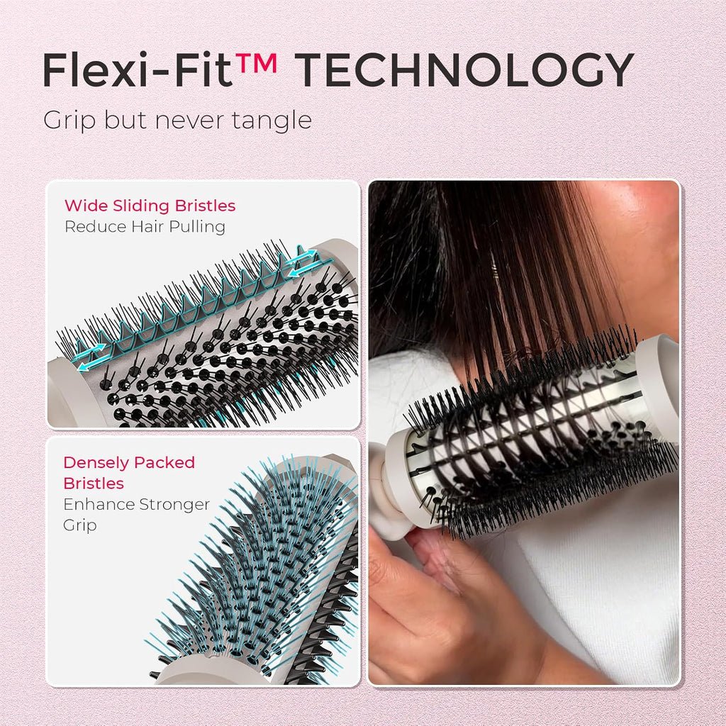 TYMO Cepillo Térmico Rizador - STYLUX 1.5 Pulgadas Voluminizador de...