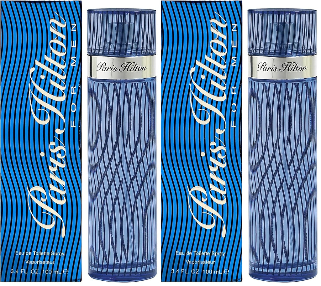 Paris Hilton Man Eau De Toilette, 3.4 onzas líquidas | Paquete de 2