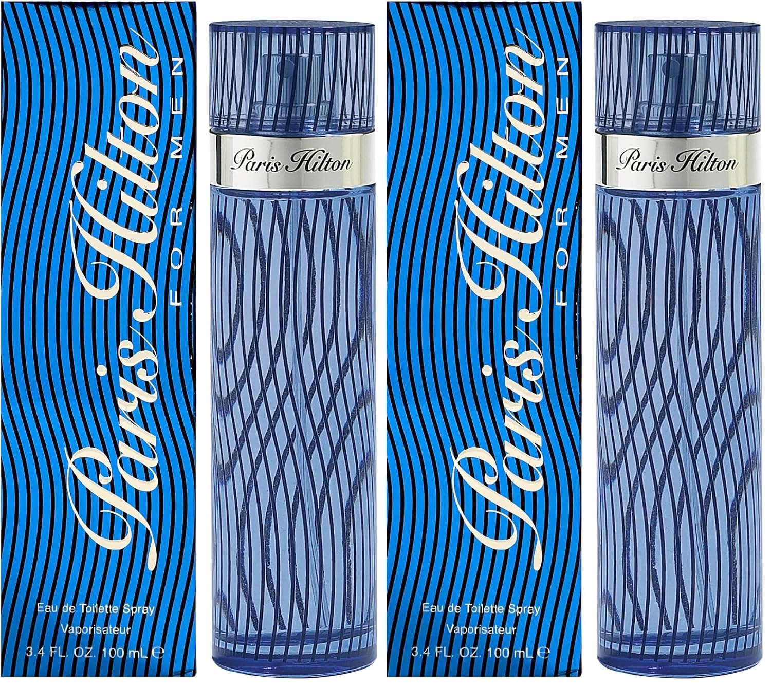 Paris Hilton Man Eau De Toilette, 3.4 onzas líquidas | Paquete de 2