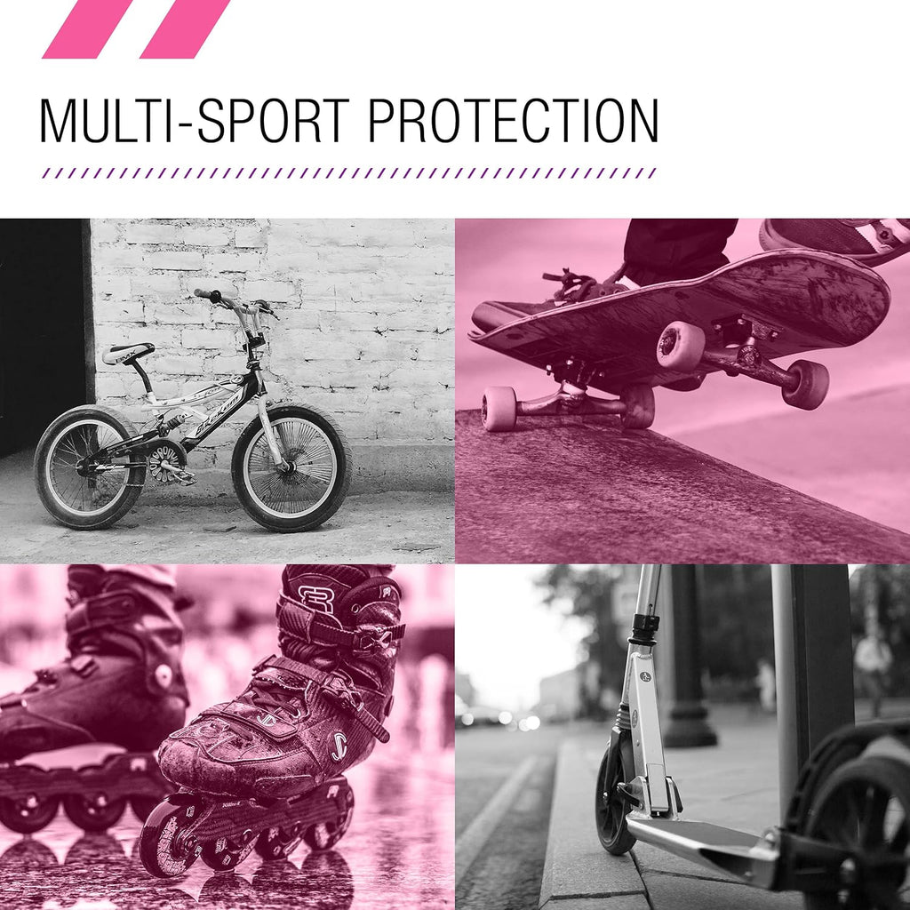 80SIX Juego de almohadillas multideporte: equipo de protección para...
