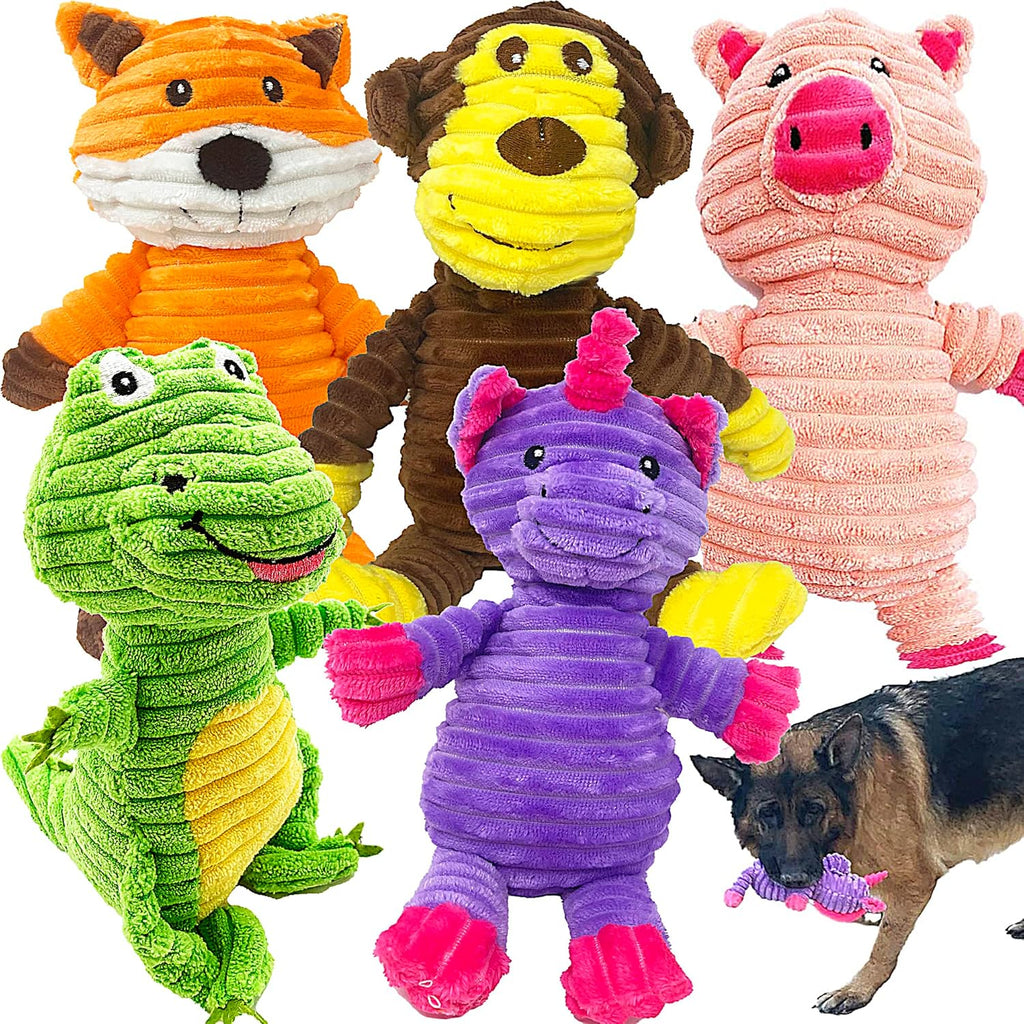 Jalousie Paquete surtido de juguetes de peluche para cachorros y ma...