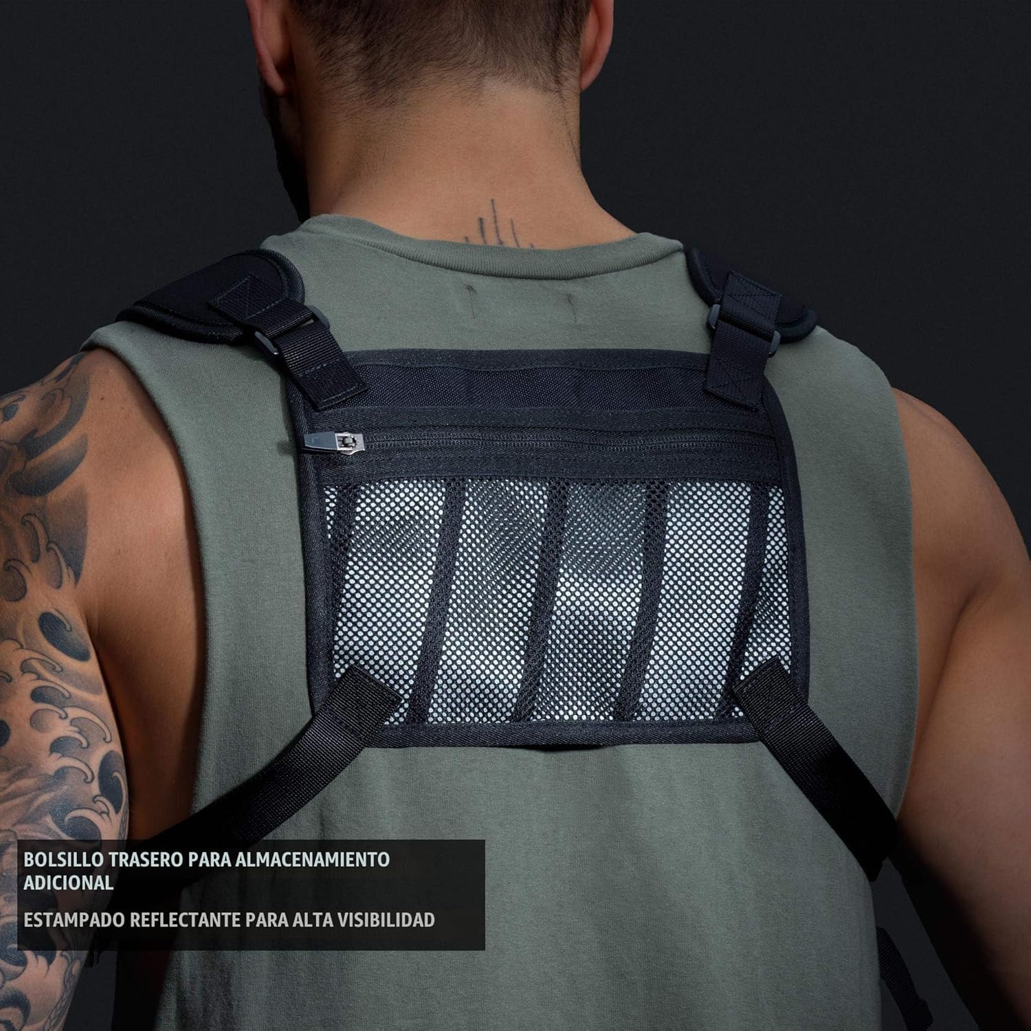 MVRK Mochila de pecho resistente al agua - Chaleco para correr para...
